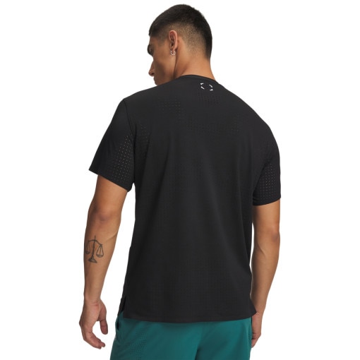 Męska koszulka treningowa Under Armour UA Halo Vent SS - czarna 