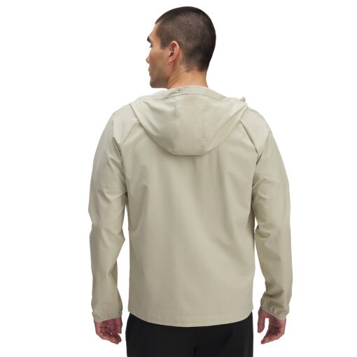Męska kurtka wiatrówka Under Armour UA Stretch Woven Windbreaker - beżowa