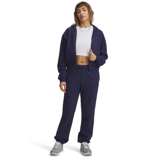 UNDER ARMOUR Damskie dresy joggery Under Armour UA Icon Vida Fleece Jogger  granatowe Granatowy