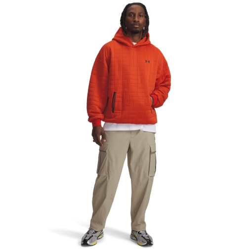 UNDER ARMOUR Męskie spodnie cargo Under Armour UA Unstoppable Textured Woven  beżowe Beżowy
