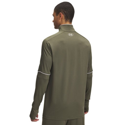 Męski long sleeve Under Armour UA M Challenger Training QZ - khaki