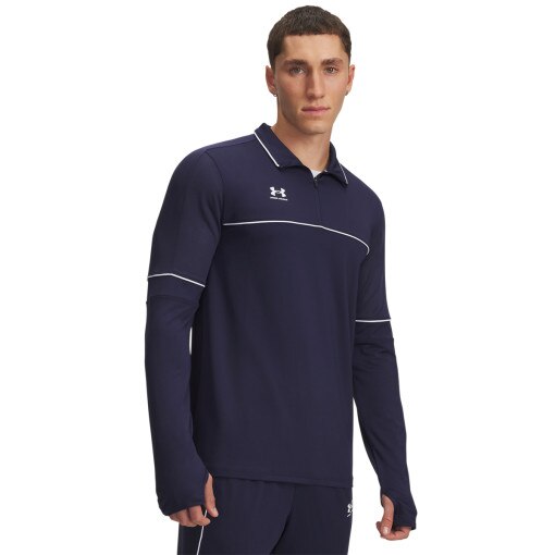 UNDER ARMOUR Męski long sleeve Under Armour UA M Challenger Training QZ 6004043  granatowy Granatowy