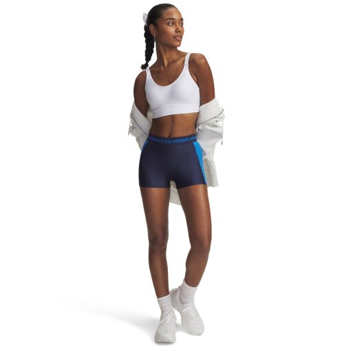UNDER ARMOUR Damskie spodenki treningowe Under Armour UA Heat Gear Rib Shorty  niebieskie Niebieski