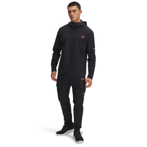 UNDER ARMOUR Męskie spodnie treningowe Under Armour UA Tech Utility Woven  czarne Czarny