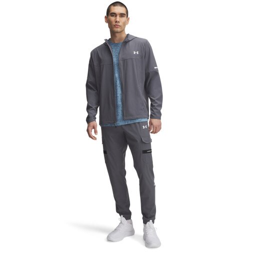 UNDER ARMOUR Męskie spodnie treningowe Under Armour UA Tech Utility Woven  szare Szary