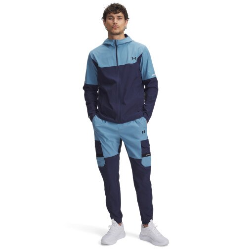 UNDER ARMOUR Męskie spodnie treningowe Under Armour UA Tech Utility Woven  niebieskie Niebieski