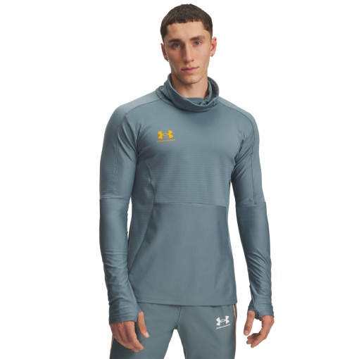 UNDER ARMOUR Męski longsleeve treningowy Under Armour UA M Challenger Pro Wintr LS niebieski Niebieski
