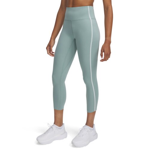 Damskie legginsy treningowe Under Armour Meridian Piped Ankle Leg - zielone