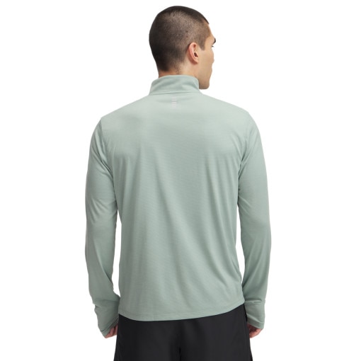 Męski longsleeve do biegania Under Armour UA Launch 1/4 ZIP - zielony