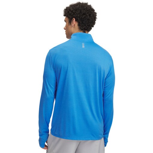 Męski longsleeve do biegania Under Armour UA Launch 1/4 ZIP - niebieski