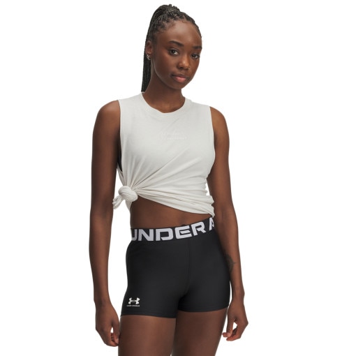 UNDER ARMOUR Damski top treningowy Under Armour UA Varsity Tank beżowy Beżowy