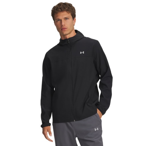 UNDER ARMOUR Męska kurtka do biegania Under Armour UA Velociti Pro Storm Jacket  czarna Czarny