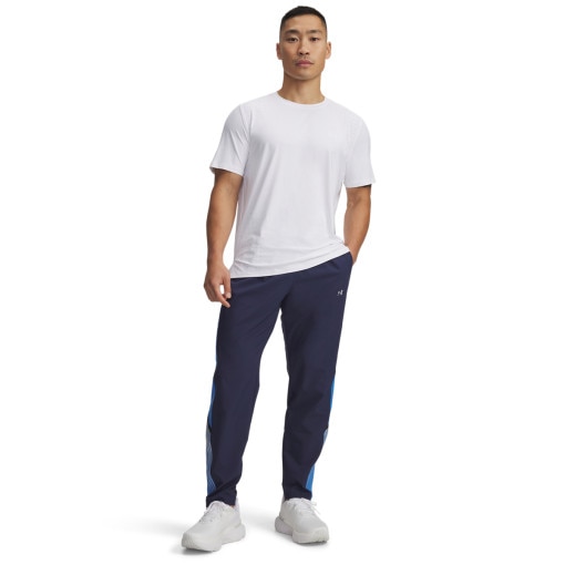 UNDER ARMOUR Męskie spodnie do biegania Under Armour  UA Velociti Storm Pant  granatowe Granatowy