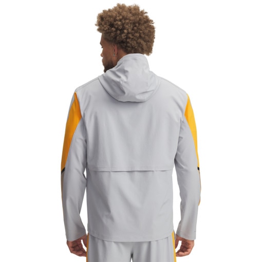 Męska kurtka do biegania Under Armour UA Velociti Storm Hooded - szara
