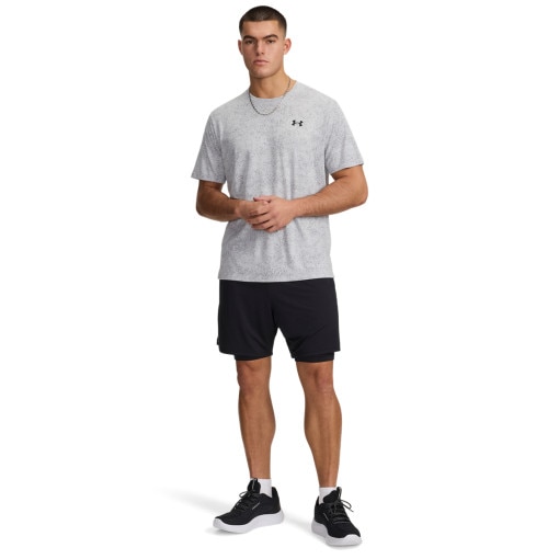 UNDER ARMOUR Męskie spodenki treningowe Under Armour UA Tech Vent 2in1 Short  czarne Czarny
