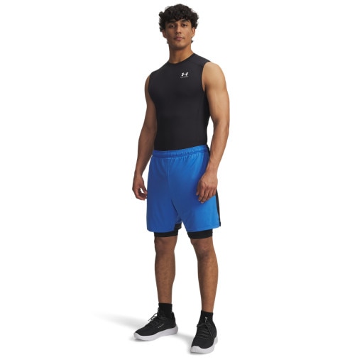 UNDER ARMOUR Męskie spodenki treningowe Under Armour UA Tech Vent 2in1 Short  niebieskie Niebieski