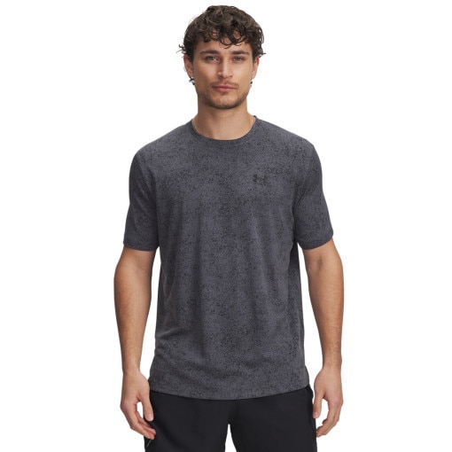 UNDER ARMOUR Męska koszulka treningowa Under Armour UA Tech Tee Pixelate  szara Szare