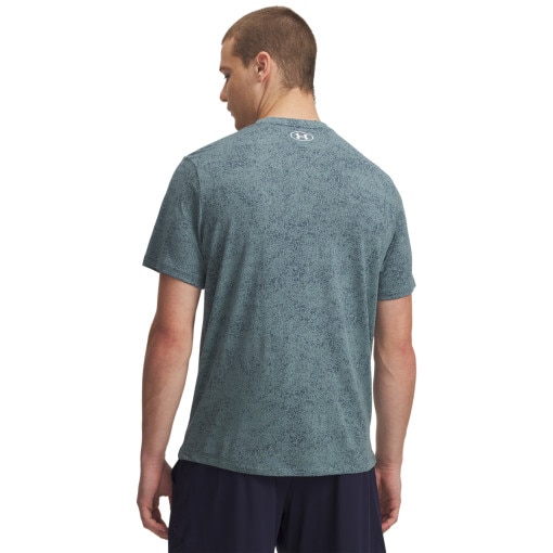 Męska koszulka treningowa Under Armour UA Tech Tee Pixelate - niebieska
