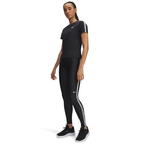 UNDER ARMOUR Damskie legginsy treningowe Under Armour UA Tech WM Tape Legging  czarne Czarny