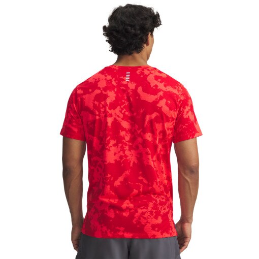 Męska koszulka do biegania Under Armour UA Launch Printed - czerwony