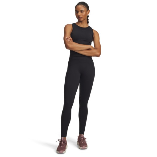 UNDER ARMOUR Damskie legginsy treningowe Under Armour Project Rock czarne Czarny