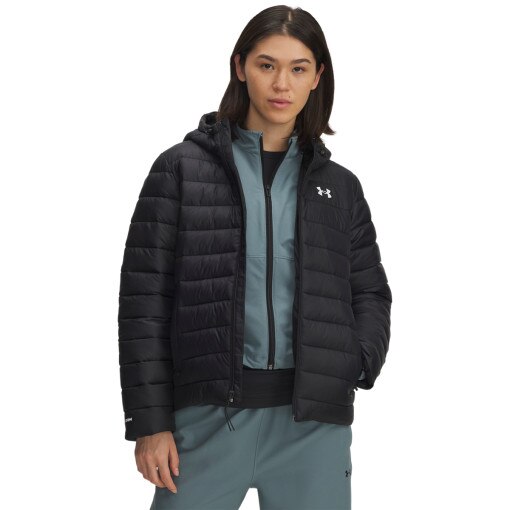 UNDER ARMOUR Damska kurtka puchowa pikowana Under Armour UA Sportswear Insulate Jkt  czarna Czarny
