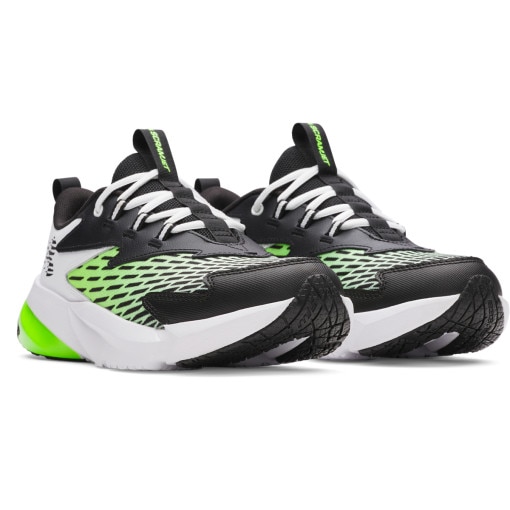 Chłopięce buty do biegania Under Armour UA BGS Scramjet 7 - białe