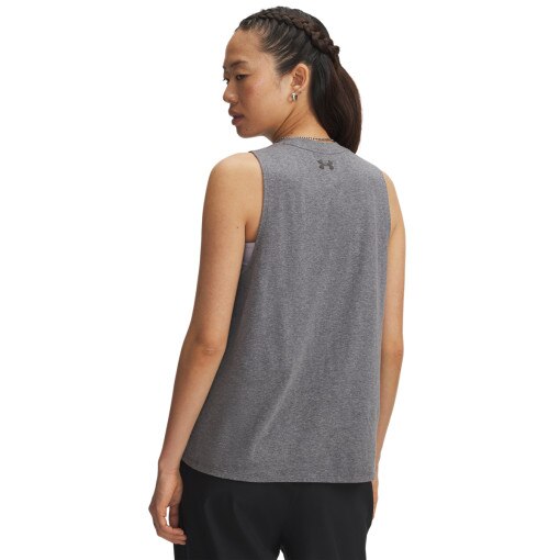 Damska koszulka z nadrukiem Under Armour UA Varsity U Tank - szara