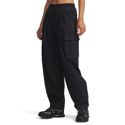Damskie spodnie cargo Under Armour UA Unstoppable Rstop Cargo - czarne