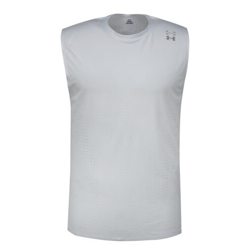UNDER ARMOUR Męski top treningowy Under Armour UA Halo Vent SL  szary  Szary