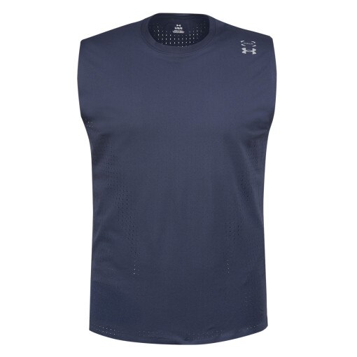 UNDER ARMOUR Męski top treningowy Under Armour UA Halo Vent SL  granatowy Granatowy