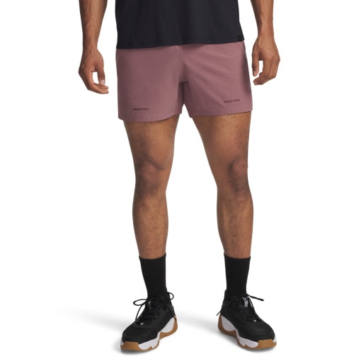 Męskie spodenki treningowe Under Armour Project Rock Ultimate Short - różowe