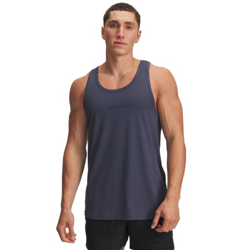 UNDER ARMOUR Męski top treningowy Under Armour Project Rock Iso Chill Tank  szary Szary