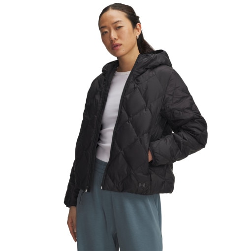  UNDER ARMOUR Damska kurtka puchowa Under Armour Legend Down Jacket  czarna Czarny