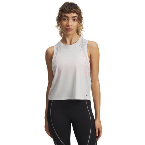 UNDER ARMOUR Damski top treningowy Under Armour UA Halo Vent SL  szary Szary