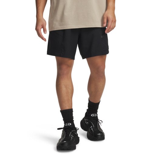 Męskie spodenki Under Armour UA Unstoppable Woven Shorts - czarne