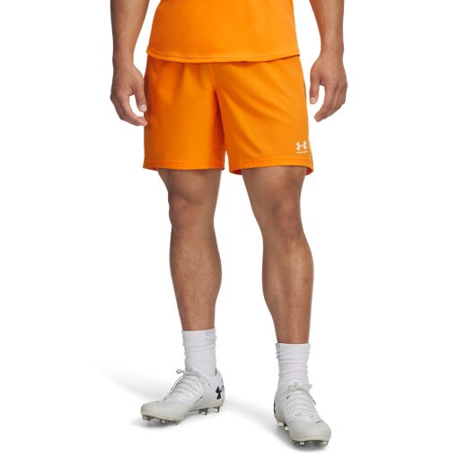 Męskie spodenki treningowe Under Armour UA Challenger Pro Shorts - pomarańczowe