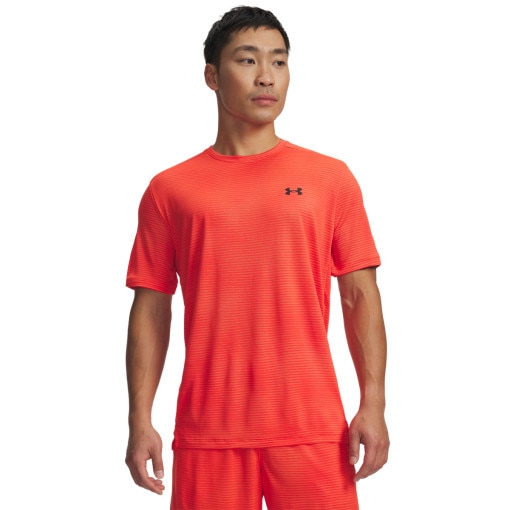  UNDER ARMOUR Męska koszulka treningowa Under Armour UA Tech™ Vent VHS Jacquard  pomarańczowa Pomarańczowy