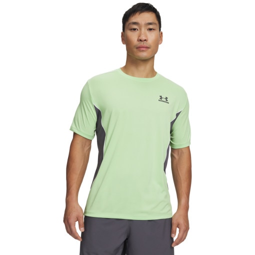  UNDER ARMOUR Męski tshirt treningowy Under Armour UA Tech Sport Short Sleeve  zielony Zielony