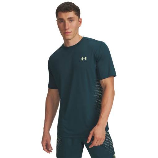  UNDER ARMOUR Męska koszulka treningowa Under Armour UA Tech Play Short Sleeve  zielona Zielony
