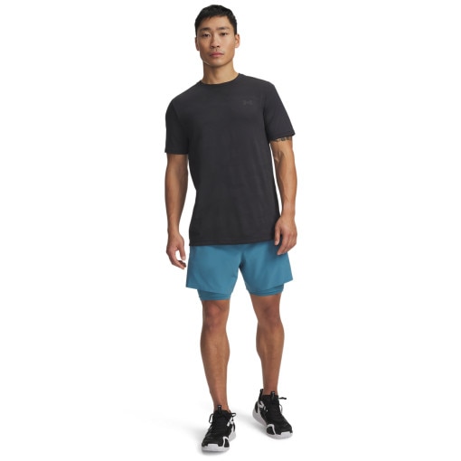  UNDER ARMOUR Męskie spodenki treningowe Under Armour UA Vanish Elite 2in1 Short  niebieskie Niebieski