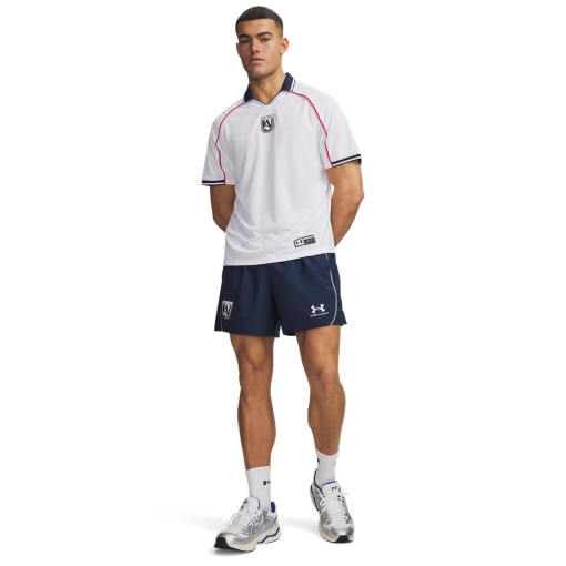  UNDER ARMOUR Męskie spodenki piłkarskie Under Armour UA 96 Terrace Country  granatowe Granatowy