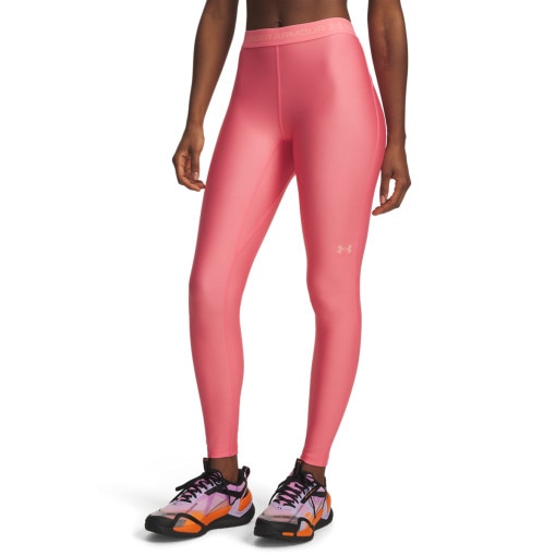 Damskie legginsy treningowe Under Armour HeatGear Legging - różowe
