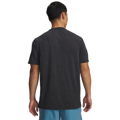 Męska koszulka treningowa Under Armour UA Vanish Elite Smls SS Camo - czarna