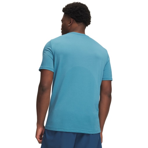 Męska koszulka treningowa Under Armour UA Vanish Elite Seamless SS - niebieska