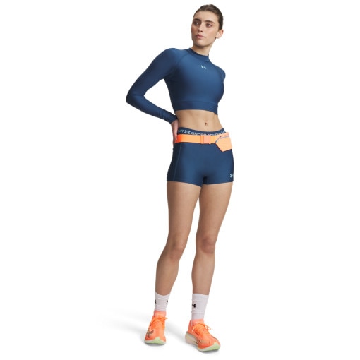  UNDER ARMOUR Damskie spodenki treningowe Under Armour HeatGear Shorty  granatowe Granatowy