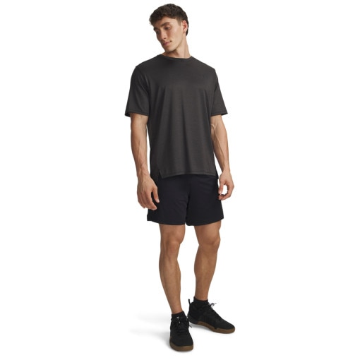  UNDER ARMOUR Męskie spodenki treningowe Under Armour Tech Vent 7in Shorts  czarne Czarny