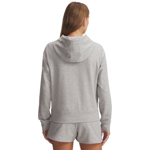 Damska bluza dresowa nierozpinana z kapturem Under Armour Sport Terry Hoodie - szara
