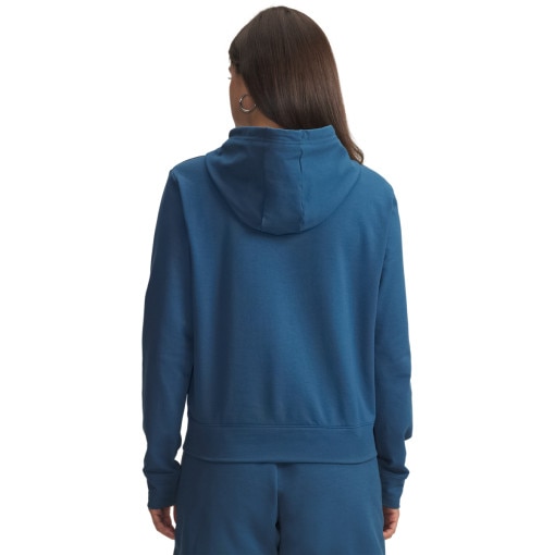 Damska bluza dresowa nierozpinana z kapturem Under Armour Sport Terry Hoodie - granatowa