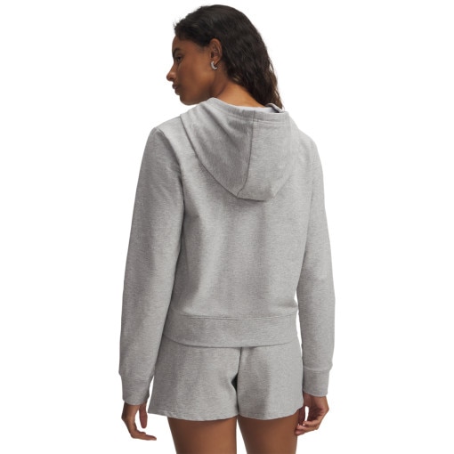 Damska bluza rozpinana z kapturem Under Armour Sport Terry FZ - szara